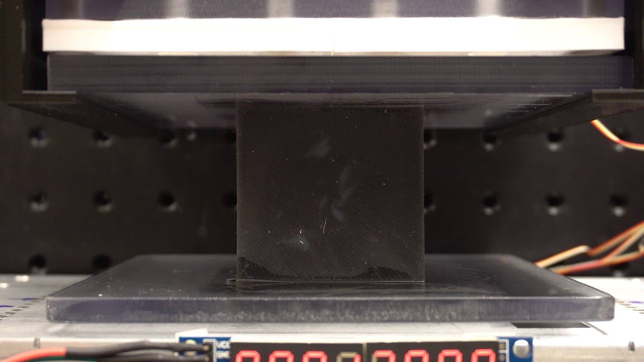 Olive Oil Lubricant 50 Compressive Strain Trial 2 (2 inch Cube