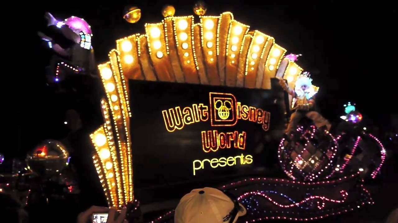 Full Spectromagic nighttime parade at Magic Kingdom at Walt Disney World