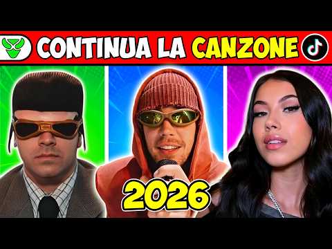 🎤 QUIZ - CONTINUA LE CANZONI PIÙ VIRALI DI TIK TOK 2026🎤🎵 || FINISH THE LYRICS [QUIZ 2026]