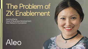 Aleo zkTalks "The Problem of ZK Enablement"
