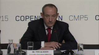 COP 15 closing press briefing