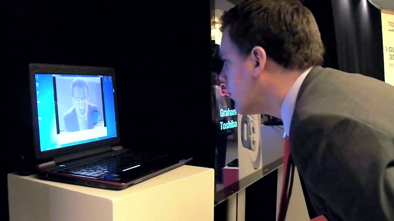 Toshiba Glassesfree 3D technology demo YouTube
