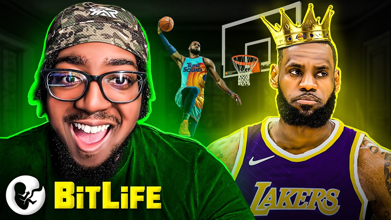 Я стал Леброном в BitLife и заработал миллионы в НБА.