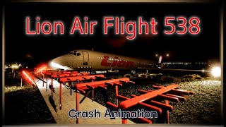 Lion Air Flight 538 | Crash Animation |