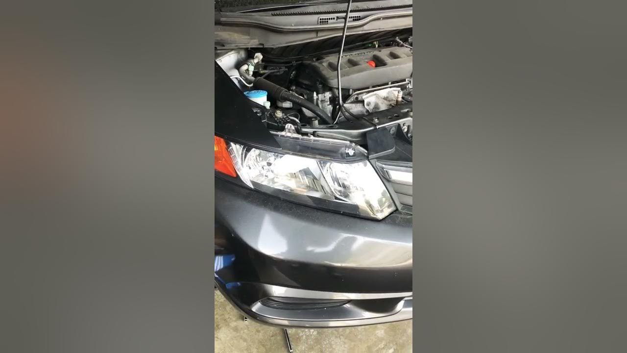 2006-2015 honda civic starter removal. - YouTube