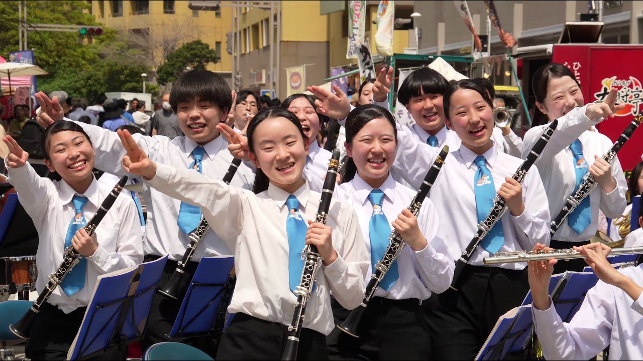 千葉商業高等学校吹奏楽部 Bay Town Good Morning Marche 11:00の部 @幕張ベイタウンプロムナード 250419
