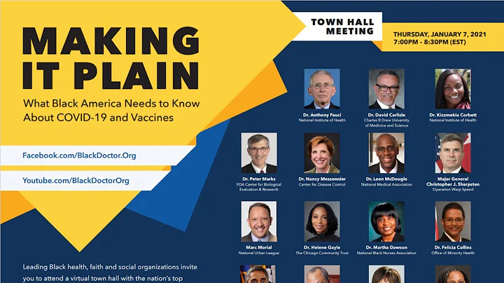 Making It Plain: What Black America Needs to Know About COVID-19 and Vaccines