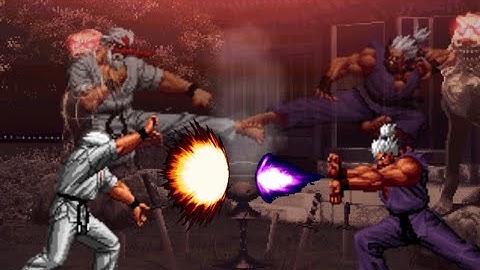 【SF VS KOF MUGEN】Mr.Karate VS Gouki (Akuma)