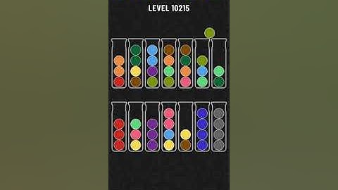 Ball Sort Puzzle Level 10215 / Water Sort Puzzle Level 10215  / all the same
