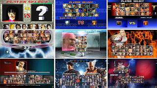 Evolution of Tekken's Select Screen 1994 - 2026