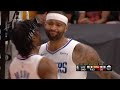 DeMarcus Cousins checks in, rips Rudy Gobert, and scores an and-1