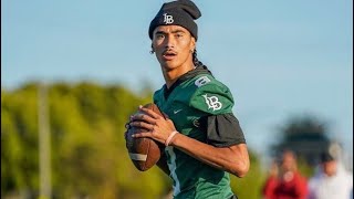 Nico Iamaleava top QB in tha Nation ! Long Beach Poly / UT commit / 5 star