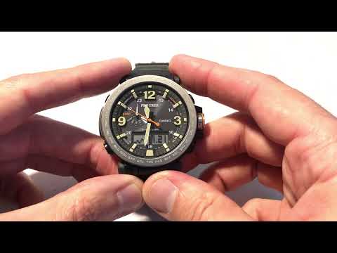 Casio Pro Trek PRG-600: How To - YouTube