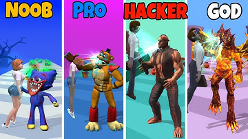 NOOB vs PRO vs HACKER vs GOD l in Huggy Evolution