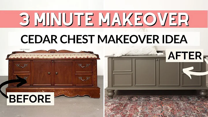 Cedar Chest Makeover Idea | 3 Minute Makeover