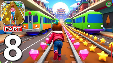 Subway Princess Runner - Gameplay Walkthrough Part 8 - Subway Princess Girl Run (Android, iOS)