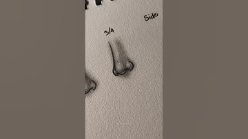 How to draw Nose Tutorial✏️ #drawing #tutorial #howtodraw #nose #art #sketch #fyp