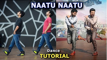 Naatu Naatu Dance Tutorial step by step | RRR | Ajay Poptron Tutorial | Oscar Award