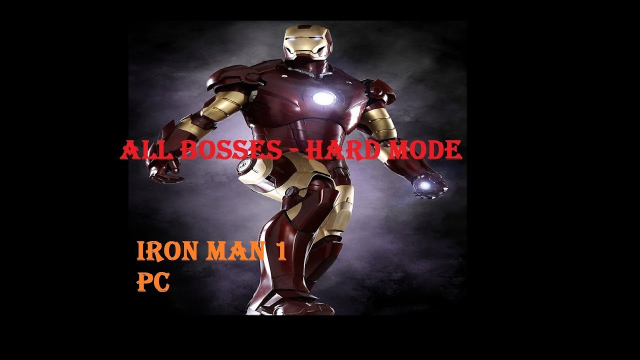 Iron Man 1 : PC : All Bosses - Hard Mode
