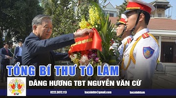 Tổng Bí thư Tô Lâm dâng hương và thăm Khu lưu niệm Tổng Bí thư Nguyễn Văn Cừ