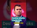 Destiny Insults Charlie Kirk Memorial #charliekirk #destiny #x #twitter