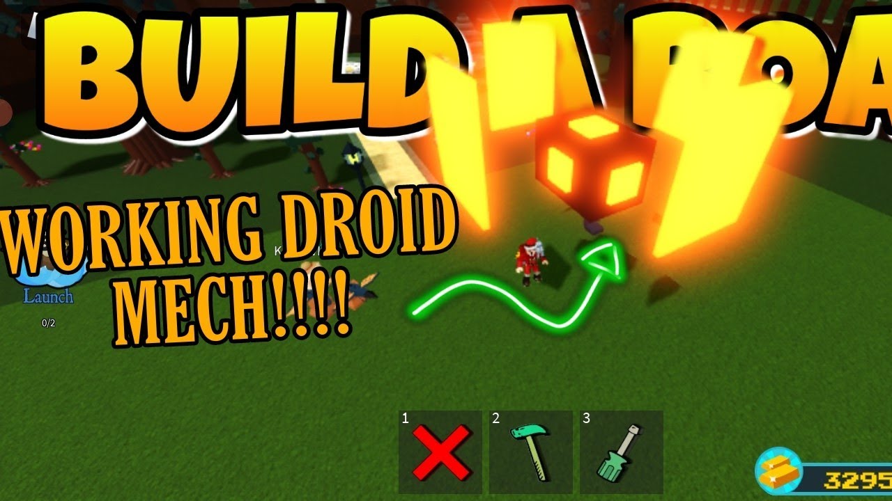 *TUTORIAL* HOW TO MAKE A WORKING DROID MECH | Build a Boat For Treasure ...