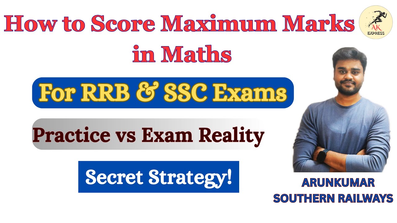 How to Score maximum marks in Maths for SSC & Railway Exams | Smart ...