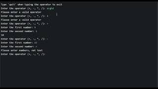 Simple Python Calculator in 50 Lines