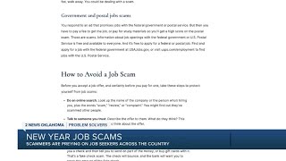 Problem Solvers: Avoiding New Year Job Scams