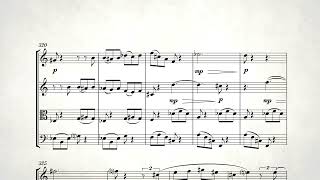 "Presto" excerpt from String Quartet No. 1 (“City Walks”)