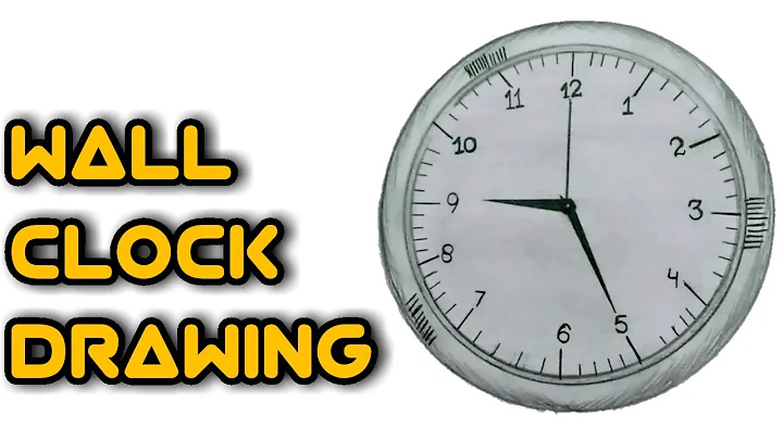 How to draw wall clock | Clock drawing | Wall clock drawing for kids | Clock drawing test | Drawings