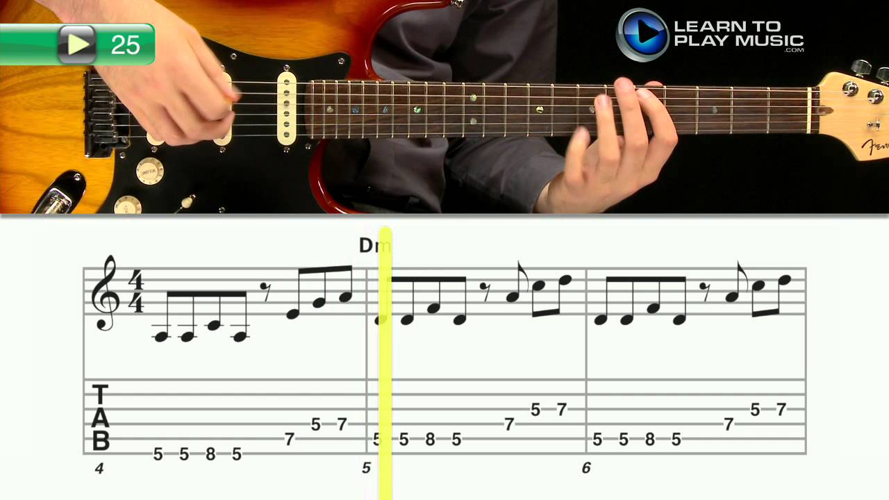 Ex025 Progressive Lead Guitar Method YouTube