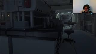 Playing Alien Isolation Nightmare Mode Live Part 6