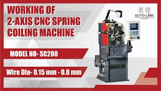 2-Axis CNC Spring Coiling Machine | SC-208 Model | Available in Alibaba and Made in China screenshot 4