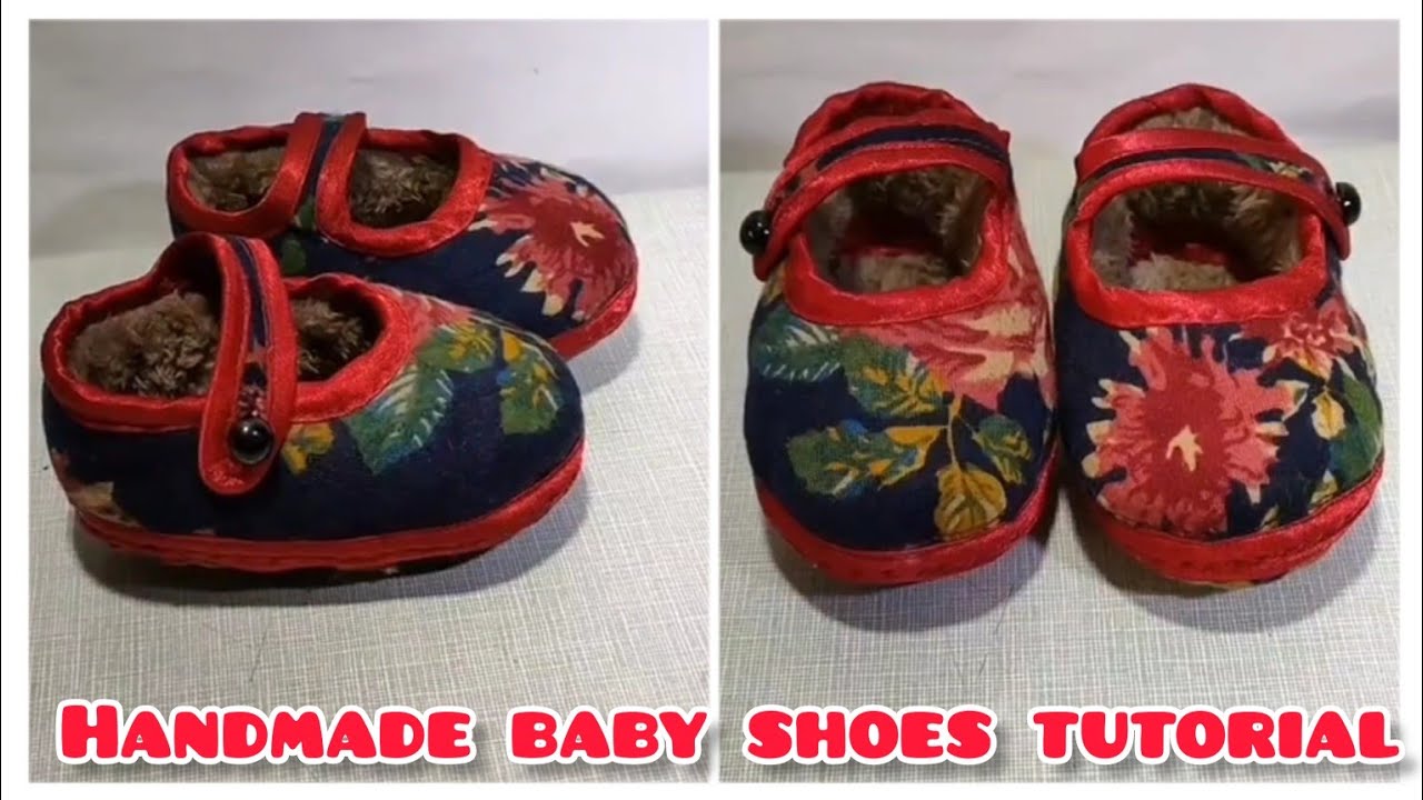 How to sew baby shoes. Handmade baby shoes.