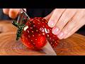 Satisfying Glass Cut ASMR 🍓 | The Ultimate Satisfying Oddly Asmr Experience