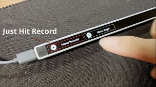Flexbar's one-click macro recording feature is here to help! Record your moves & replay at any time!