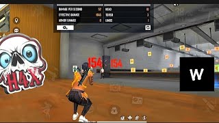WHITE FF UMP AIMBOT  TRICK || GARENA FREE FIRE || AIMBOT.EXE