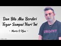 Mario g klau  dan bila aku berdiri tegar sampai hari ini lirik