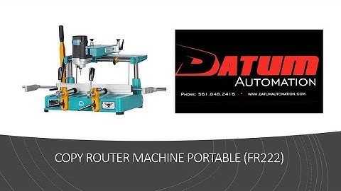 FR 222   COPY ROUTER MACHINE PORTABLE