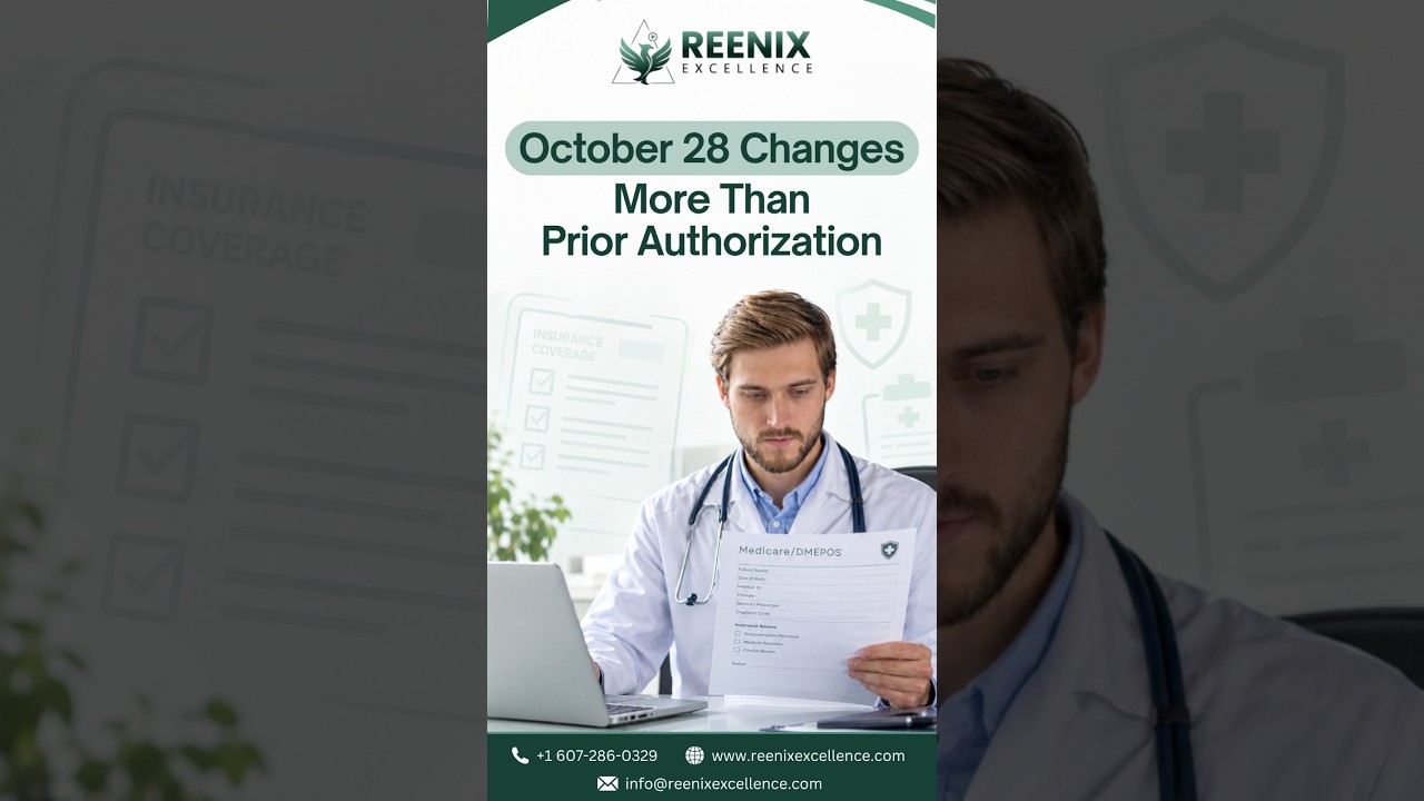 October 28 Changes More Than Prior Authorization