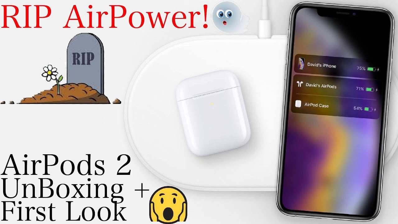 AirPods 2 Wireless Charging Unboxing + Quick Look + Quick Review & RIP