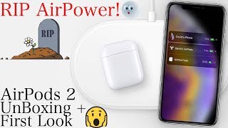 Airpods 2 Wireless Charging Unboxing Quick Look Quick Review & Rip Airpower