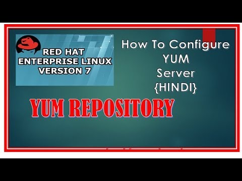 YUM Server, How to configure yum server in linux 7 in hindi - YouTube
