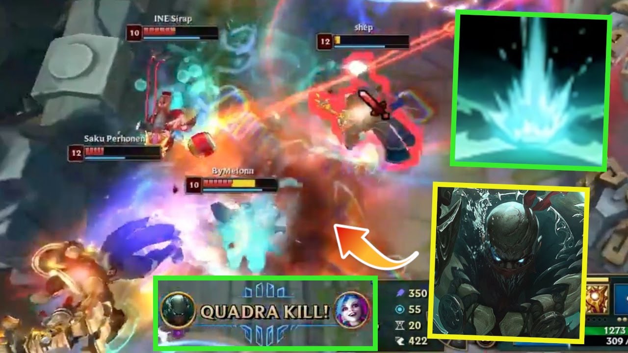 1 Pyke Ultimate 4 Kills - YouTube
