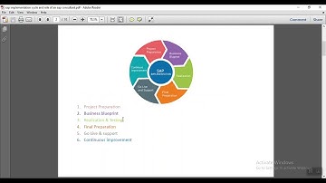 sap implementation cycle and role of sap consultant