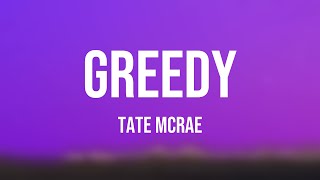 greedy  Tate McRae Lyric Video