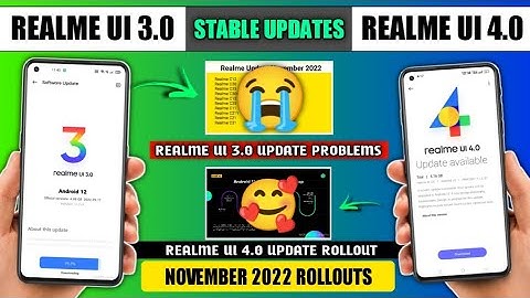 Realme New Update November 2022 | UI 3.0 android 12 update Problem| Realme UI 4.0 Android 13 update