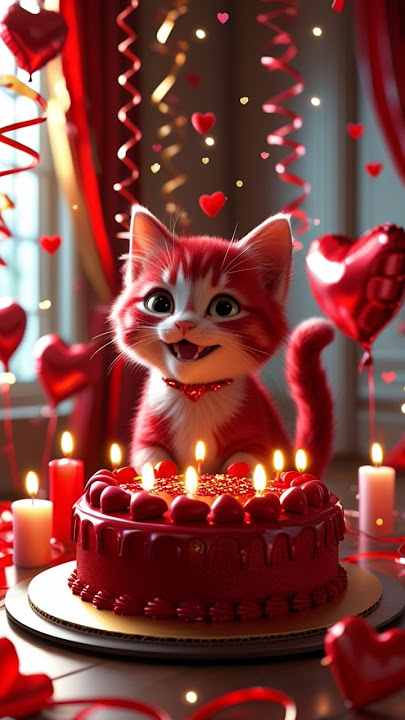 #birtdaycelebration #happybirthday #birthday #birthdaycake #birthdayboy #happybirthdaysong #kitten