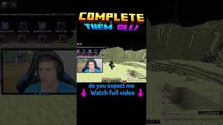 END Dimension LOOKING Different! 😮 #MinecraftClips #DailyMinecraft #Advancements #Challenge